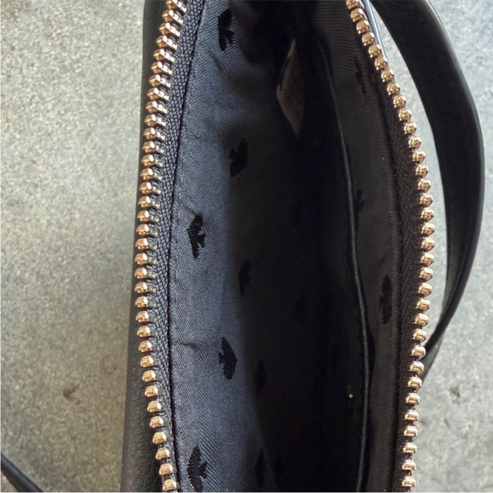Kate Spade Black Crossbody Bag with Gold Accents